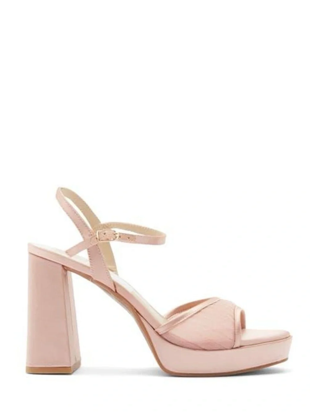 Dolce Vita Preya Platform Sandal in Blush Tulle - Size 7